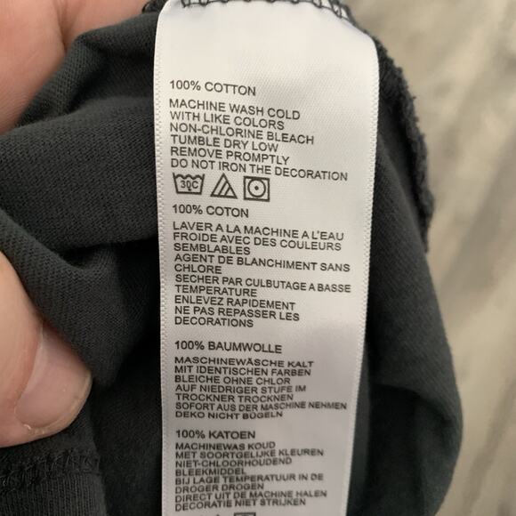 Tommy Bahama T-Shirt Mens Medium ‘Happy Little Palm Trees’ Artist Dark Green - Picture 5 of 7